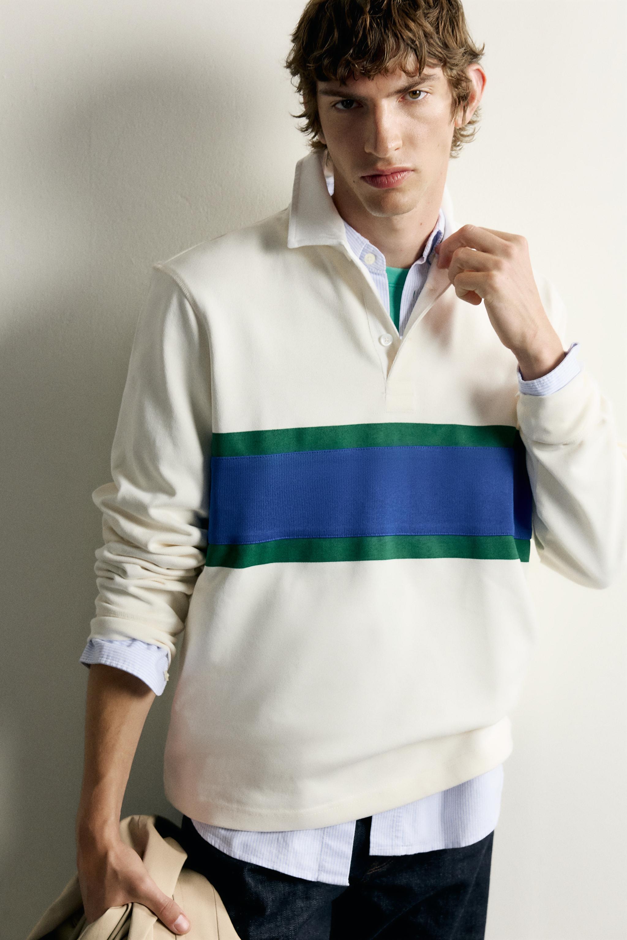 POLO BANDE CONTRASTE 0FR. PARIS X ZARA